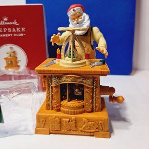 Hallmark Ornament Toymaker Santa Club Member Exclusive 2019 20th Anniversary